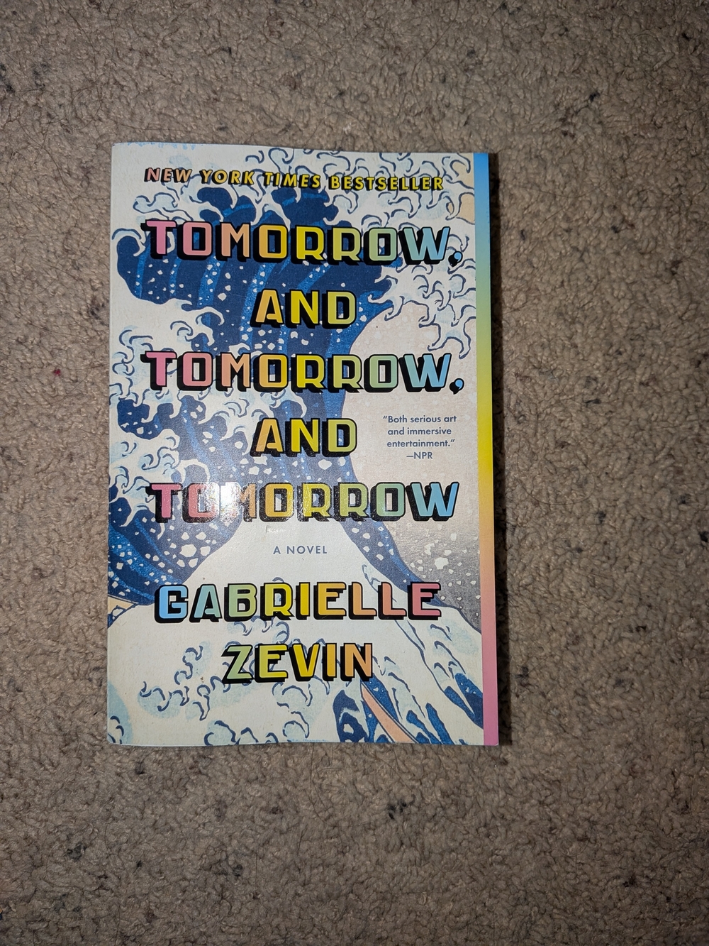 Tomorrow, and Tomorrow, and Tomorrow Paperback - Blue Multi